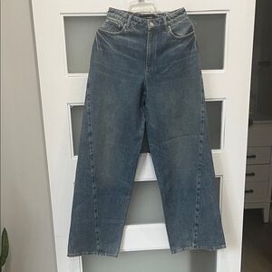 Purple-brand  high rise baggy twist jeans